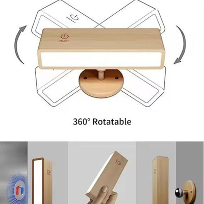 Lámpara de Pared Minimalista en Madera para Dormitorio - Image 7
