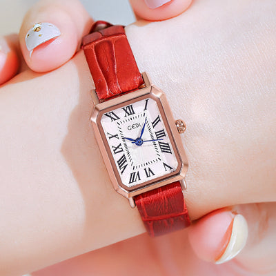 Reloj Cuadrado Retro Impermeable Versátil para Mujer - Image 7