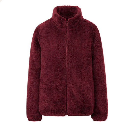 Abrigo de Invierno con Cuello Alto y Forro Polar Reversible Coral Cashmere - Image 15