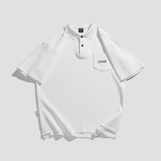 Polo Retro Estival Transpirable con Solapa Manga Corta para Hombre - Image 7