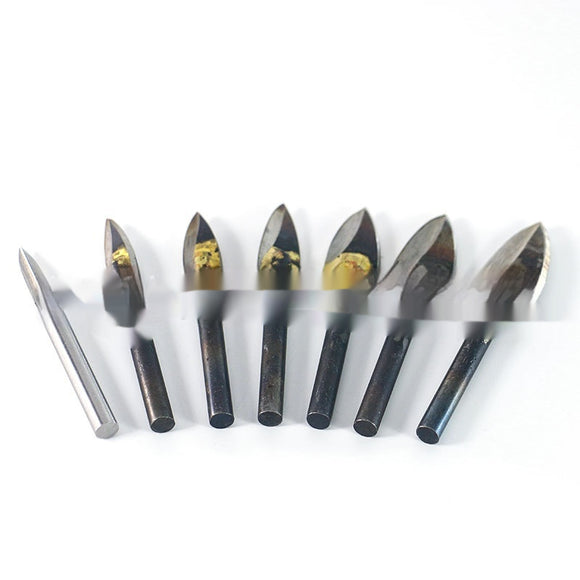 Cuchillo de Grabado de Acero Rápido 6mm Punta Afilada Profesional