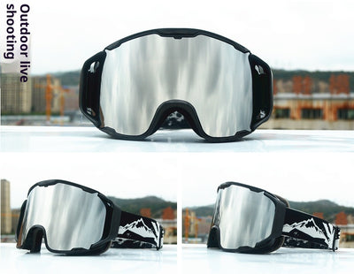 Gafas de Esquí Doble Lente Antivaho con Película Protectora - Image 34
