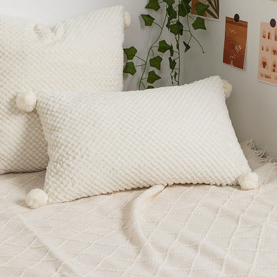 Funda de Almohada Terciopelo Loop Estilo Minimalista - Image 4