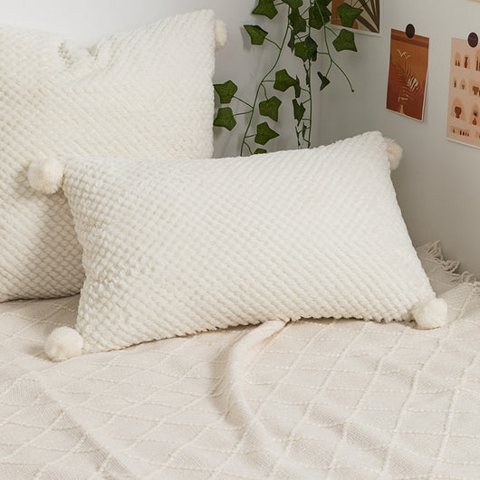 Funda de Almohada Terciopelo Loop Estilo Minimalista - Image 4