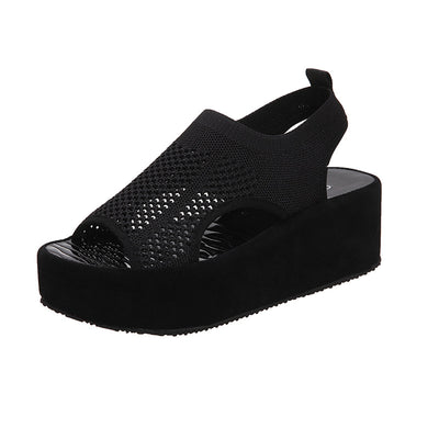Zapatos Plataforma Tejidos para Mujer con Cuña Suave y Suela Flexible - Image 12