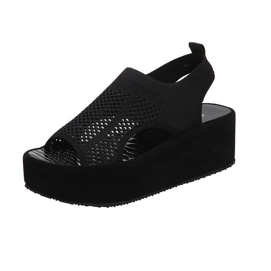 Zapatos Plataforma Tejidos para Mujer con Cuña Suave y Suela Flexible - Image 12