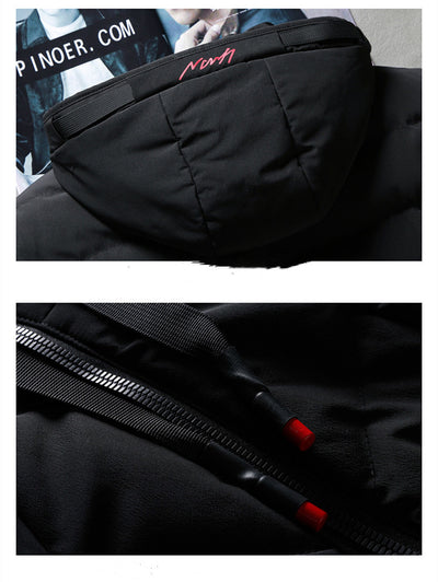 Chaqueta Acolchada Gruesa Estilo Hong Kong para Hombre - Image 8