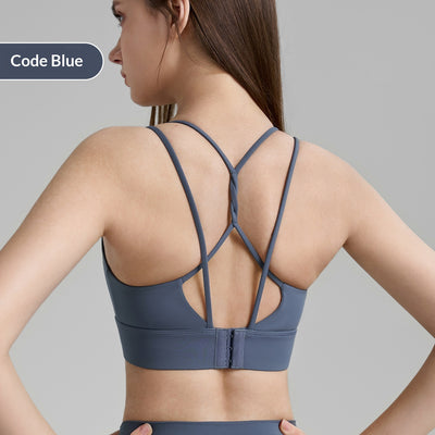 Top Deportivo Mujer Escote U Doble Tirante para Yoga e Intensidad Media - Image 8