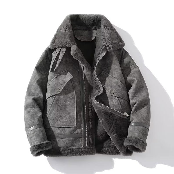 Abrigo Bereber de Vellón para Hombre - Estilo Retro Business