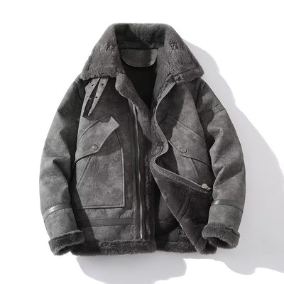 Abrigo Bereber de Vellón para Hombre - Estilo Retro Business
