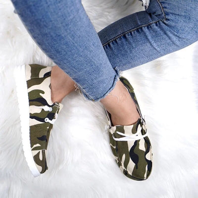 Zapatos Casuales Mujer Cordones Estampado Leopardo Antideslizantes Talla Grande 43 - Image 8