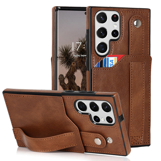 Funda Protectora de Cuero para Celular con Correa para Muñeca - Image 18