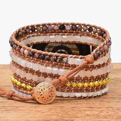 Pulsera Reloj Bohemia Multicapa Tejida - Image 9