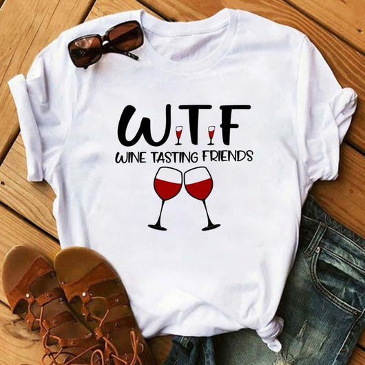Playera Kawaii Copa de Vino Rose Gold - Image 2