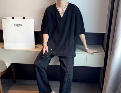 Traje Británico de Dos Piezas con Camisa de Cuello Diseñado - Image 16