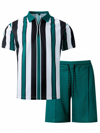 Conjunto Deportivo Hombre Pantalones Cortos y Camiseta Manga Corta - Image 36