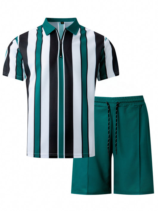 Conjunto Deportivo Hombre Pantalones Cortos y Camiseta Manga Corta - Image 36