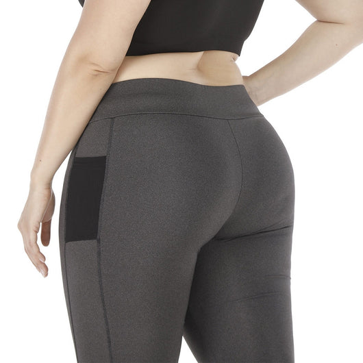 Leggings deportivos talla grande con detalles cutout - Image 10