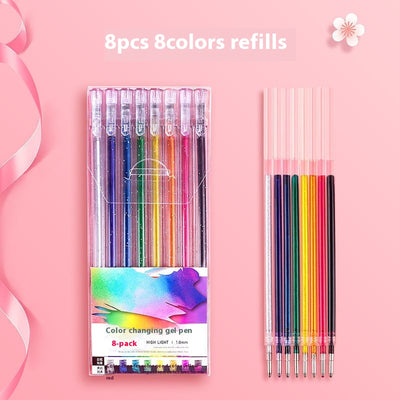 Set de Bolígrafos Gel Brillante con Marcadores Fluorescentes - Image 6