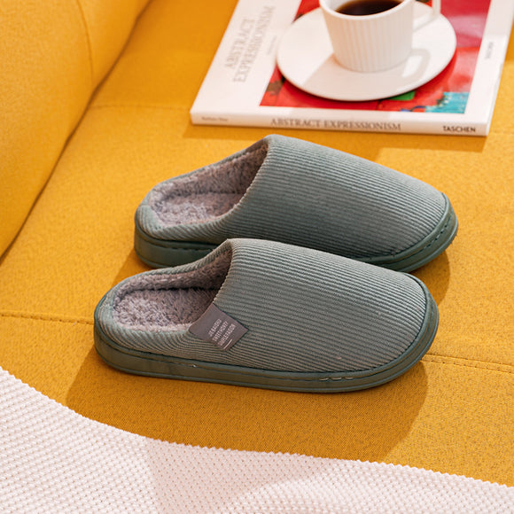 Pantuflas de Pareja en Algodón - Cálidas, Antideslizantes y Suaves
