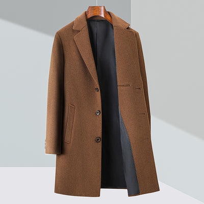 Abrigo Tipo Trinchera de Lana para Hombre - Estilo Ejecutivo - Image 8