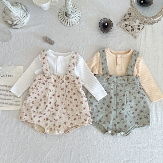 Overol Infantil de Mezclilla Suave Lavada Estilo Otoño - Image 10
