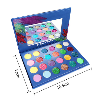 Paleta de 24 Sombras Luminosas con Acabado Mate y Fluorescente - Image 12