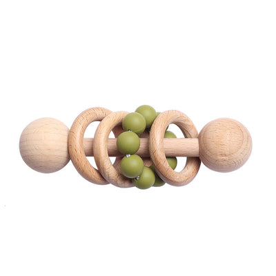 Sonajero de Madera de Haya para Dentición de Bebé - Image 11