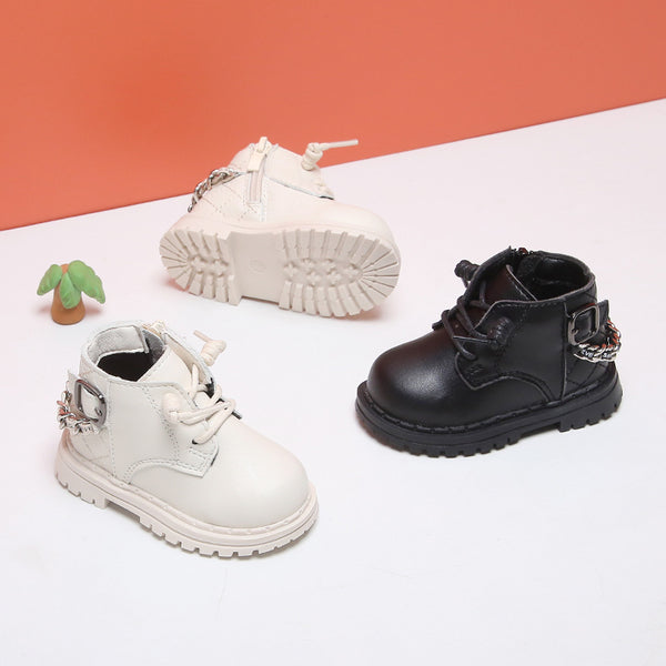 Zapatos Bota Suave para Bebé Niña - Antideslizante y Seguro