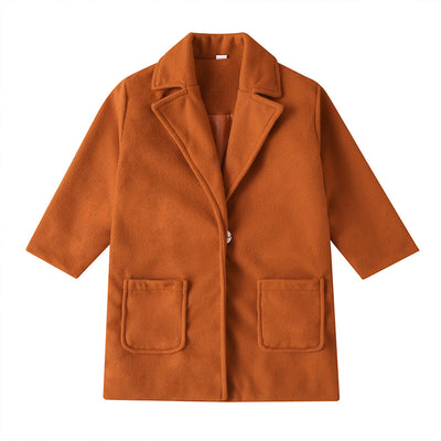 Abrigo de Lana para Niños - Blazer Cálido de Manga Larga - Image 5