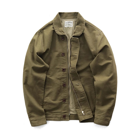 Chaqueta Suelta Retro Casual para Hombre - Estilo Deck Versátil - Image 12