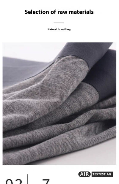 Pantalones Térmicos Ajustados Modal para Hombre - Diseño Abierto Otoño Invierno - Image 15