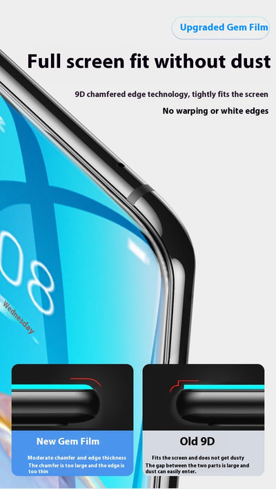 Protector de Pantalla Realme Electrochapado HD Aluminio Full Screen - Image 13