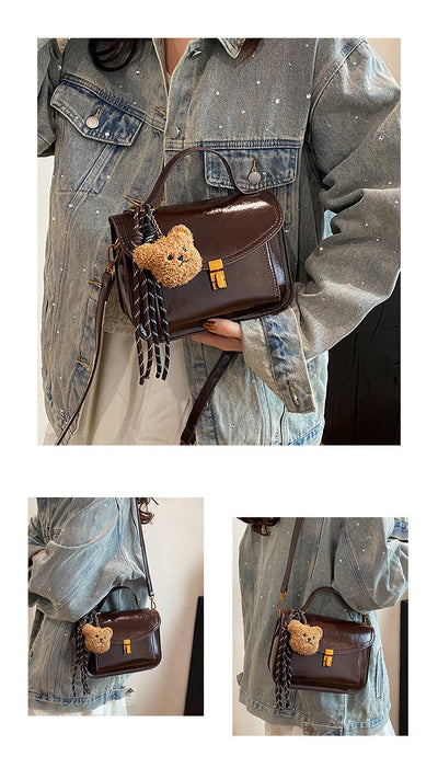 Bolso Cuadrado Retro Portátil - Diseño Versátil para Todo Ocasión - Image 14