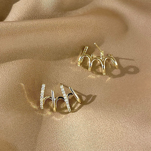 Aretes Clásicos de Zirconia y Plata S925