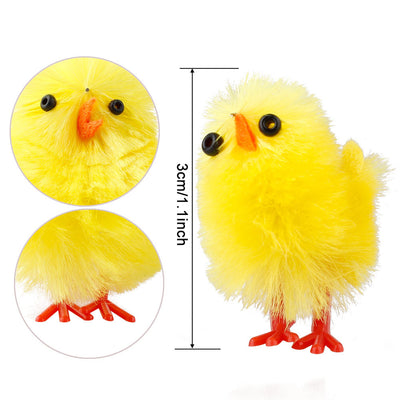 Pollitos Decorativos de Pascua 60 Piezas 3cm - Image 6