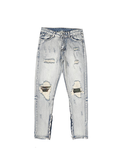 Jeans Camuflado Desgastado con Parches Estilo Urban - Image 2