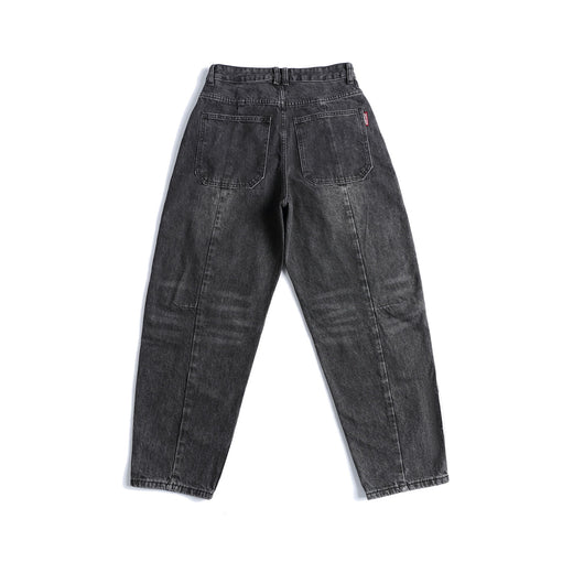 Jeans Vintage Deconstruido con Parches Pesados Lavado Retro - Image 4