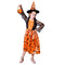 Disfraz de Bruja Calabaza para Niñas - Traje de Brujas Infantil para Halloween y Presentaciones