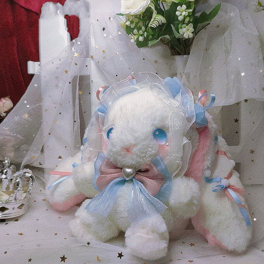Bolsa Mensajera Peluche Conejo Lop Ears - Diseño Artesanal Adorable - Image 3