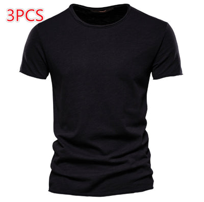 Camiseta Slim Fit de Algodón Texturizado para Hombre - Image 13