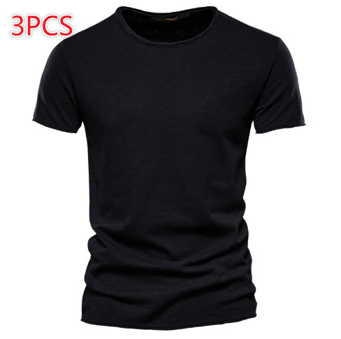 Camiseta Slim Fit de Algodón Texturizado para Hombre - Image 13