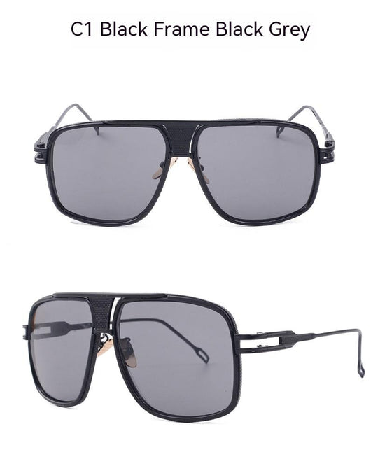 Gafas de Sol Vintage Unisex con Armazón Grande y Degradado de Color - Image 2