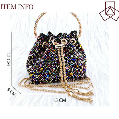 Juego de Bolsas para Zapatos con Sandalia Punta Abierta y Asa de Diamante - Image 11