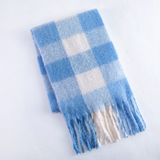 Bufanda Mohair Gruesa y Esponjosa - Abrigo Cálido de Lujo para Mujer - Image 31