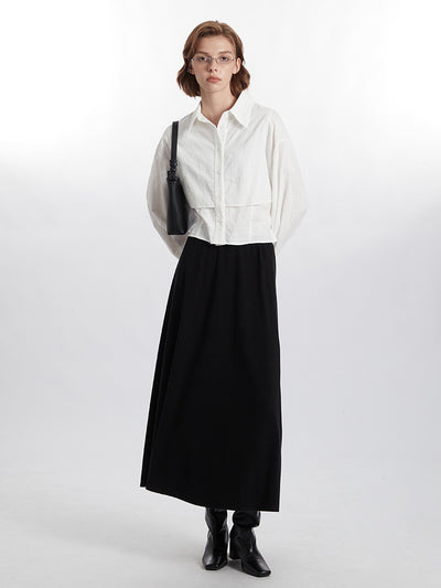 Blusa Preppy Dos Piezas Suelta para Mujer - Estilo Europeo y Americano - Image 10