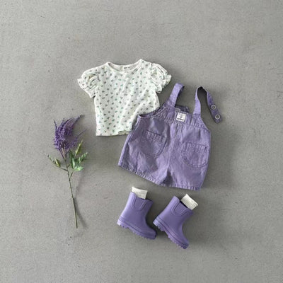 Shorts Vaquero con Tirantes para Niños y Niñas - Image 8