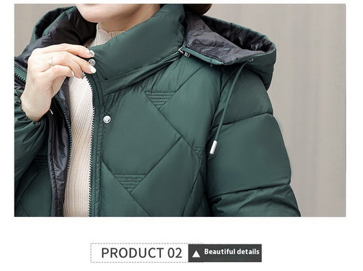 Abrigo de Algodón Grueso Cálido Talla Grande Holgado para Invierno - Image 28