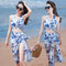 Bikini de Tres Piezas con Falda Elegante para Playa y Aguas Termales