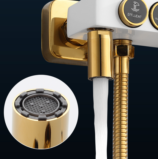 Sistema de Ducha Cromado Dorado con Rociador Bidet - Image 16